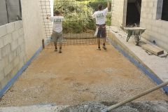 Réalisation d'une rampe circulable en béton armé sur Puyricard