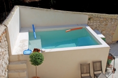 Bassin d'agrément réalisé à Aix-en-provence