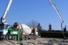 Coulage béton fondation maison individuelle