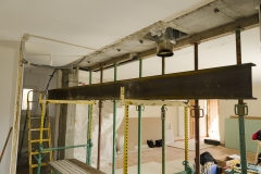 Pose profil métallique pour ouverture en sous oeuvre